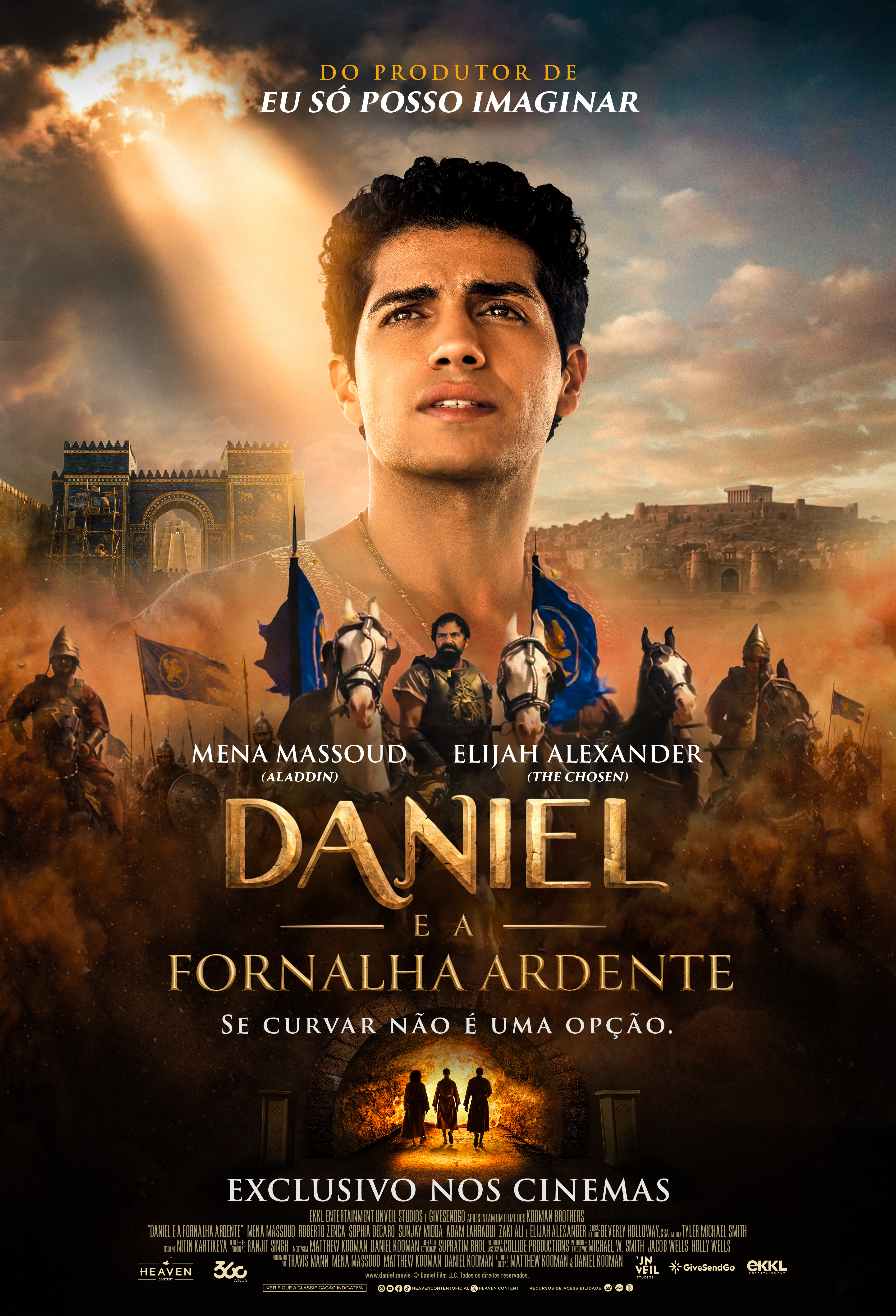 Pôster oficial de Daniel e a Fornalha Ardente