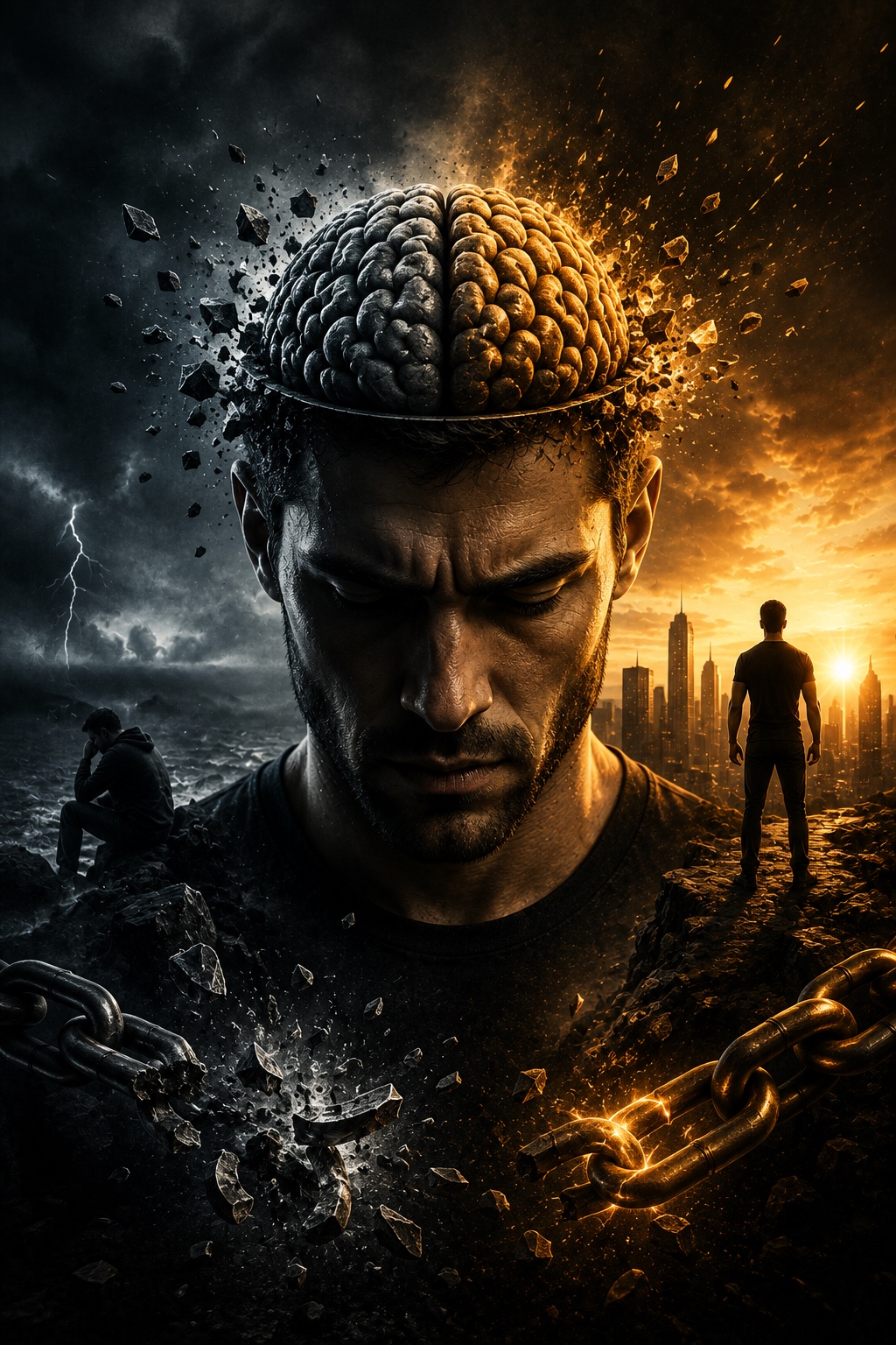Visual de transformação mental INVICTUS