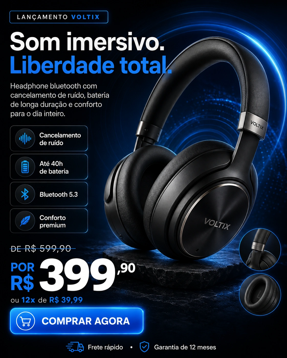 Criativo Voltix Headphone