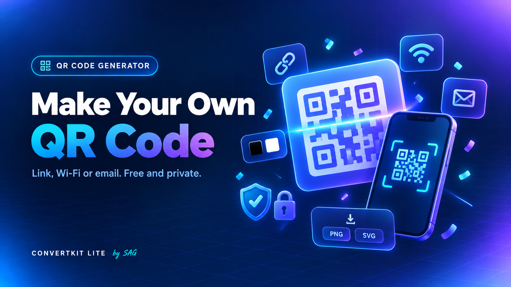 QR Code Generator: Make a QR Code for a Link, Wi-Fi or Email