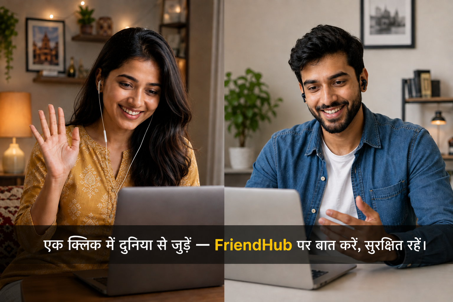 भारत में नए लोगों से मिलने के लिए बेस्ट फ्री रैंडम वीडियो चैट ऐप्स- FriendHub