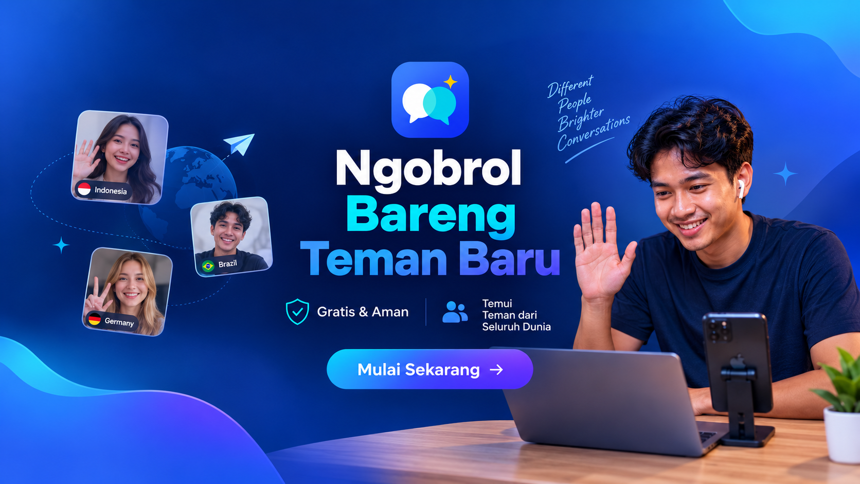 Alternatif Omegle Terbaik 2026: Cara Video Chat dengan Orang Asing Secara Aman- FriendHub