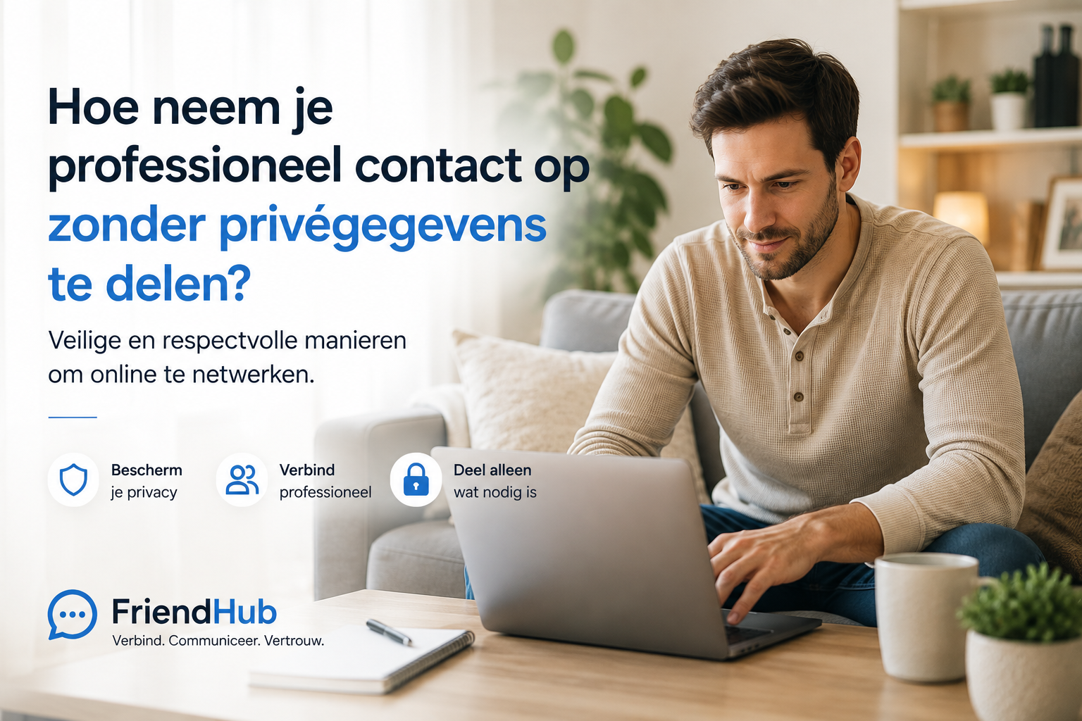 Hoe neem je professioneel contact op zonder privégegevens te delen?- FriendHub