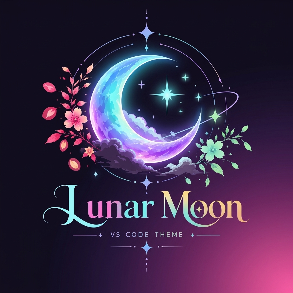 Lunar Moon — a moonlit neon theme for Visual Studio Code