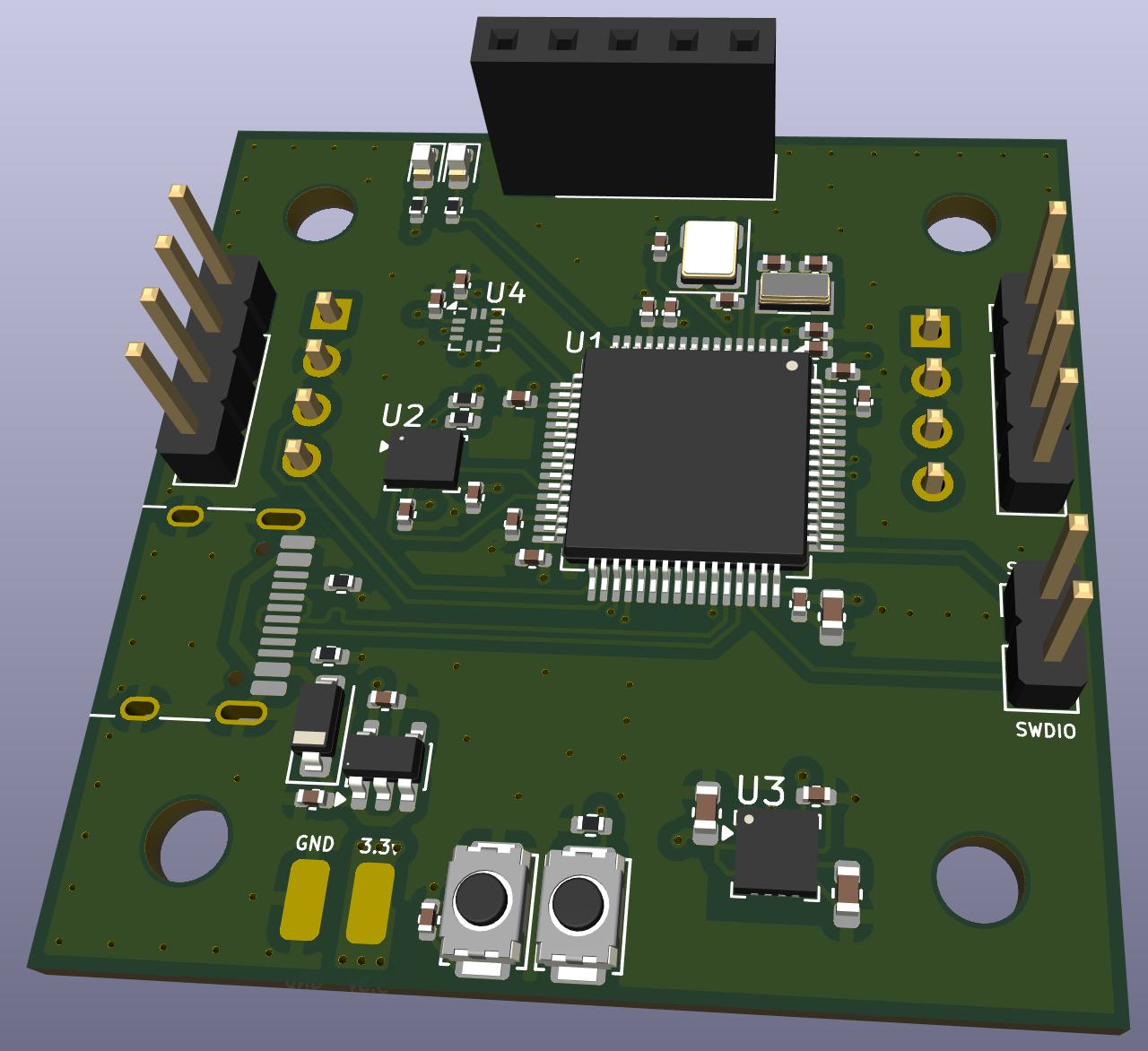 Flight controller, from the project README