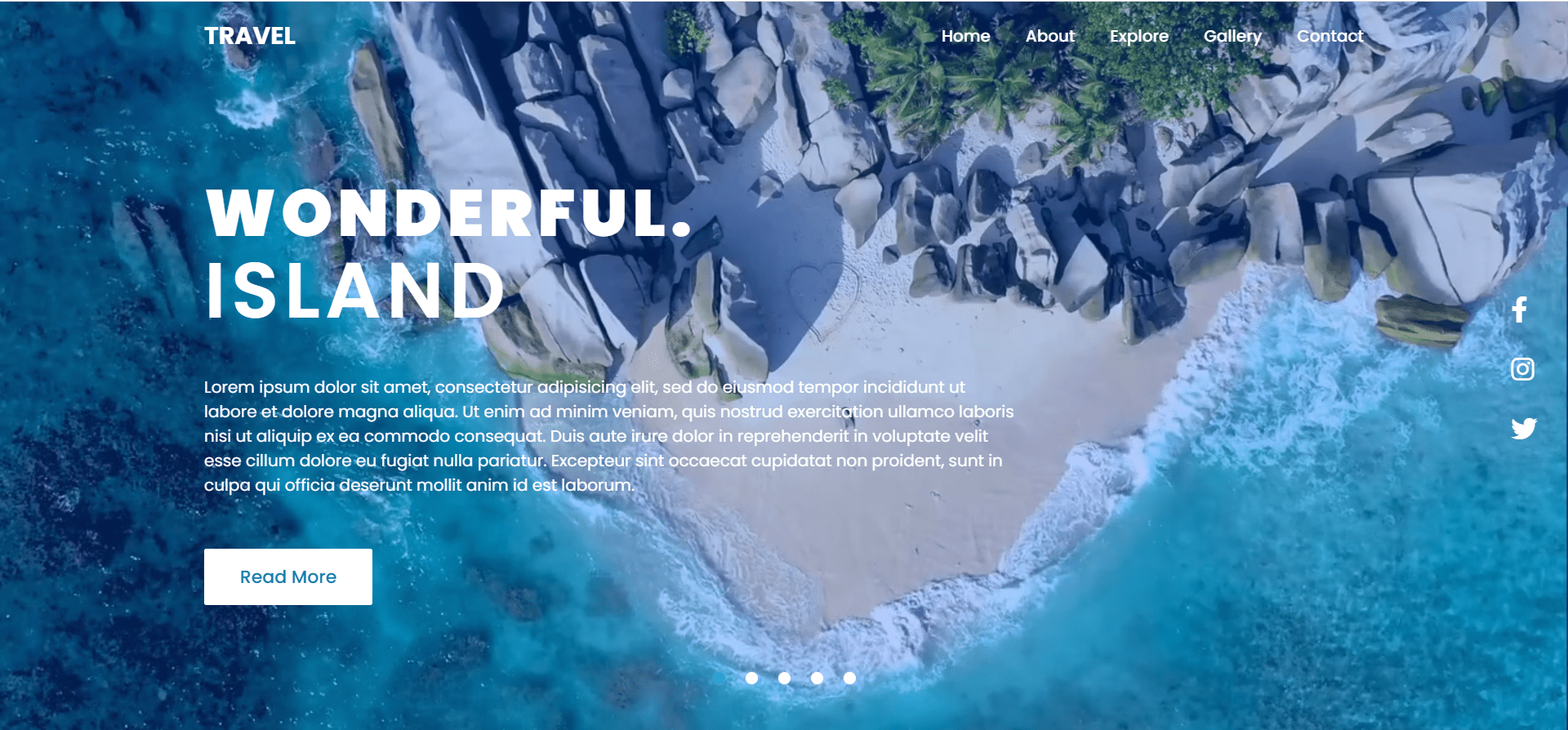 GitHub - somerongit/Travel-Design-Landing-Page: Interactive Travelling ...