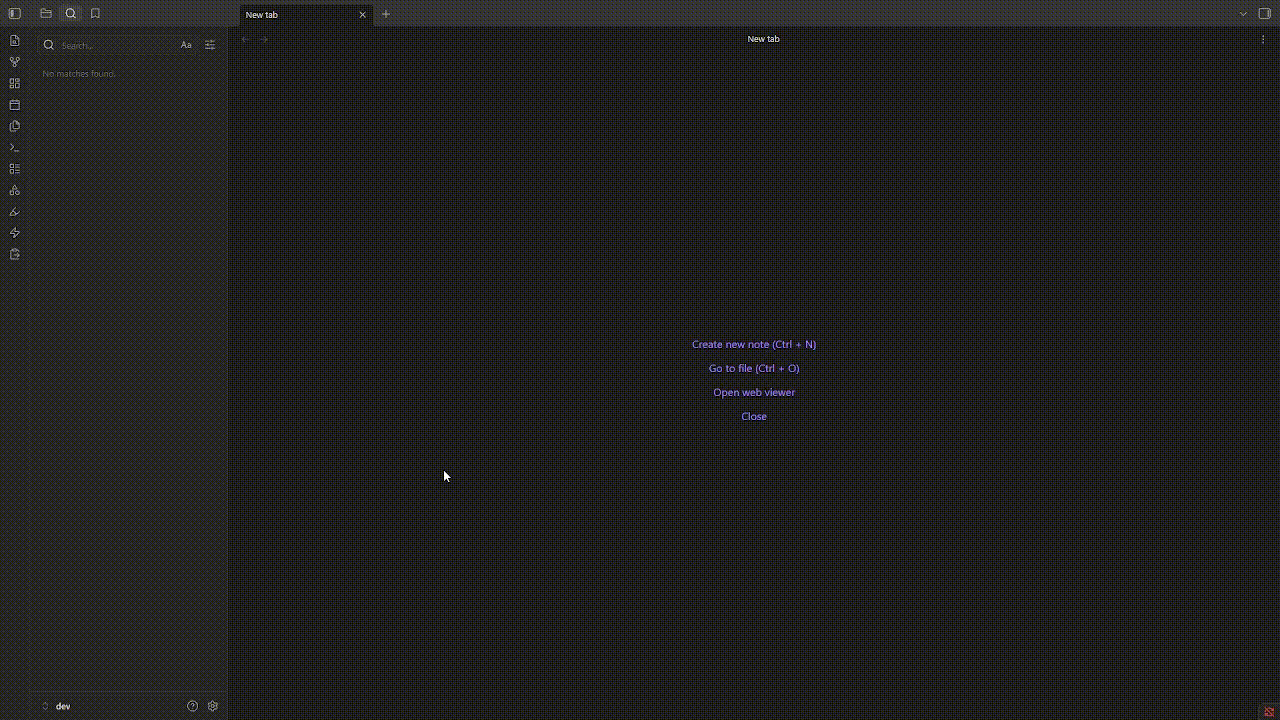 Open editor via keyboard shortcut