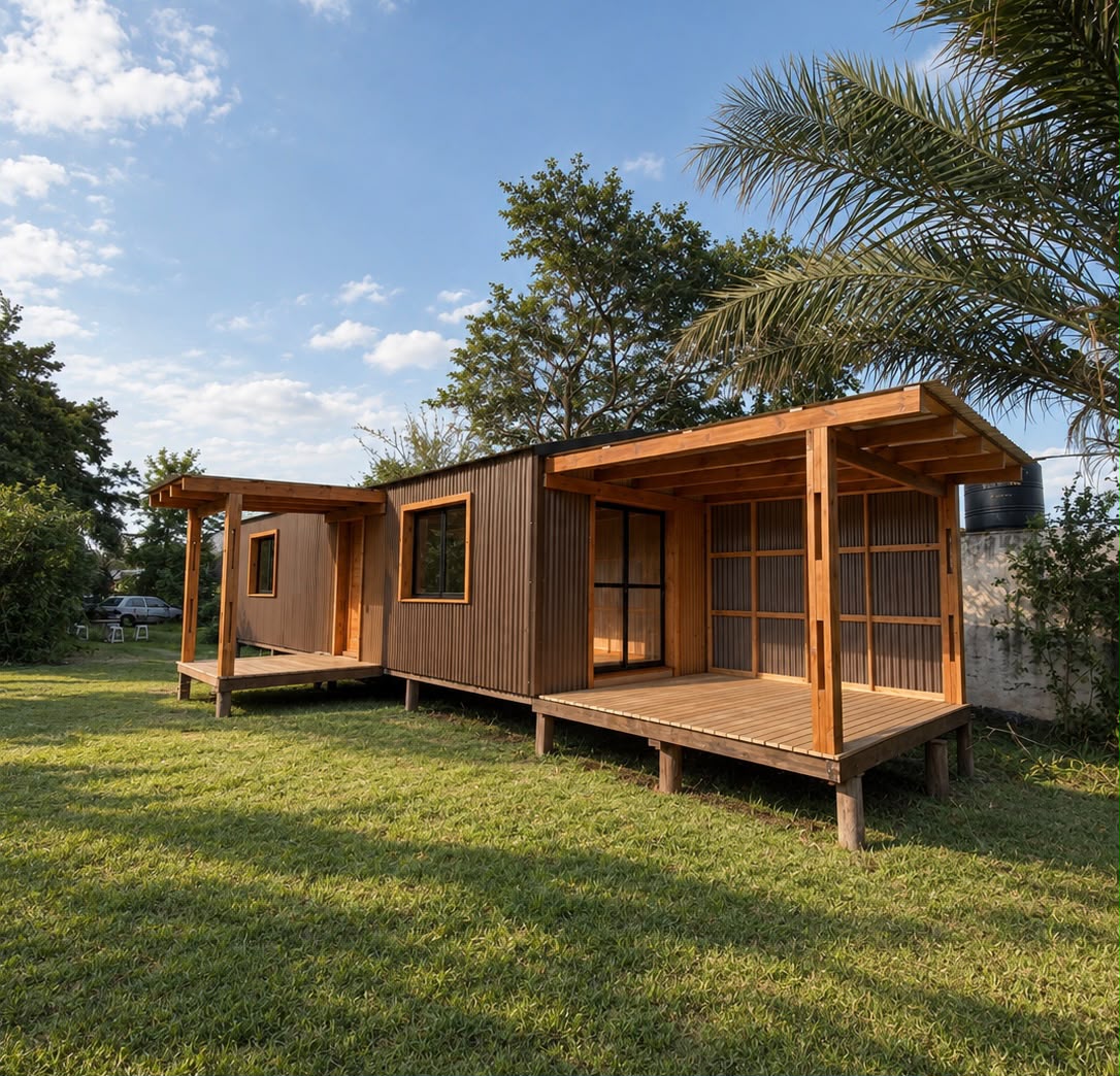 Exterior de un módulo Loro Negro