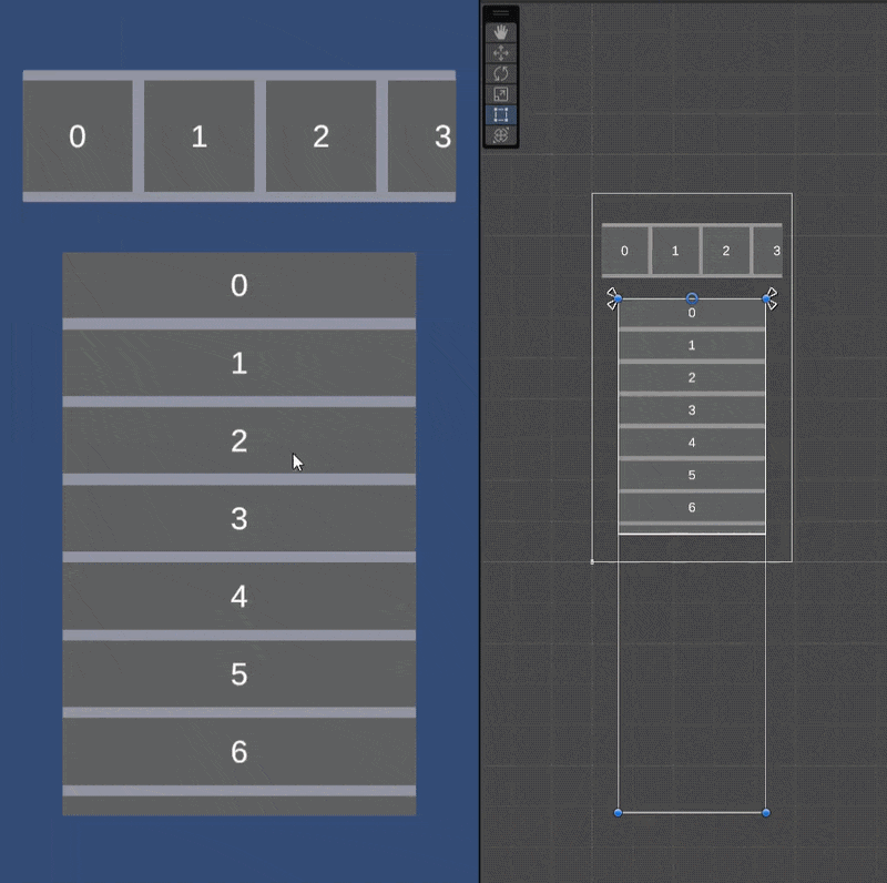 Recyclable Scroll Unity