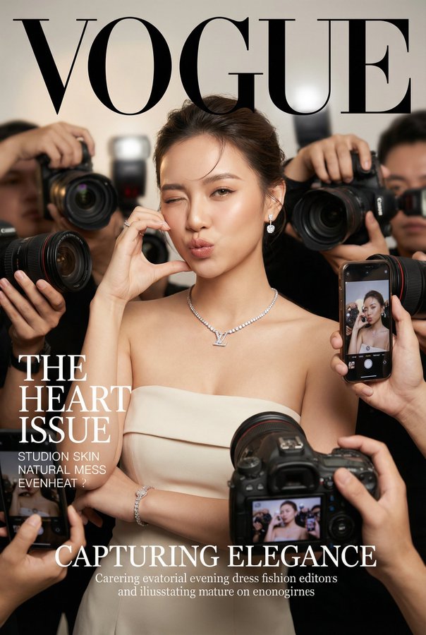 Chân dung thời trang phong cách Vogue