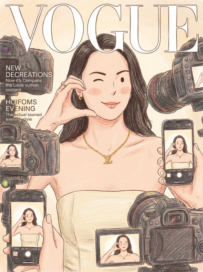 Tạp chí kèm tác phẩm vẽ của trẻ em