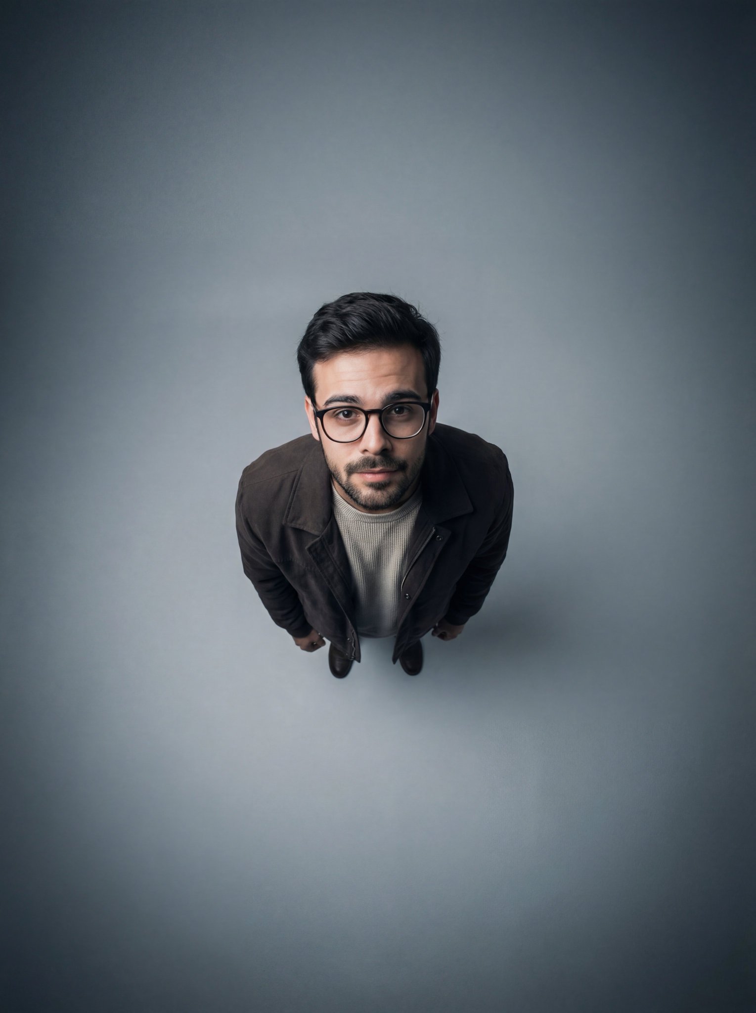 Ánh nhìn hướng thượng trong không gian tối giản