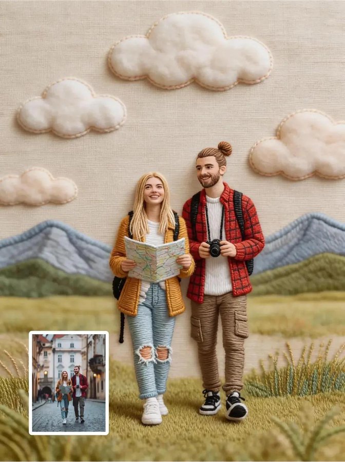 Chân dung kết bằng sợi chỉ