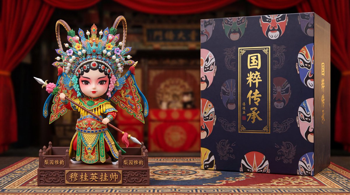 国粹戏曲定制手办-穆桂英挂帅