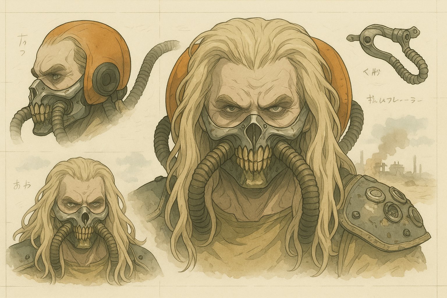 动漫机甲风格化机械设计图 - 2