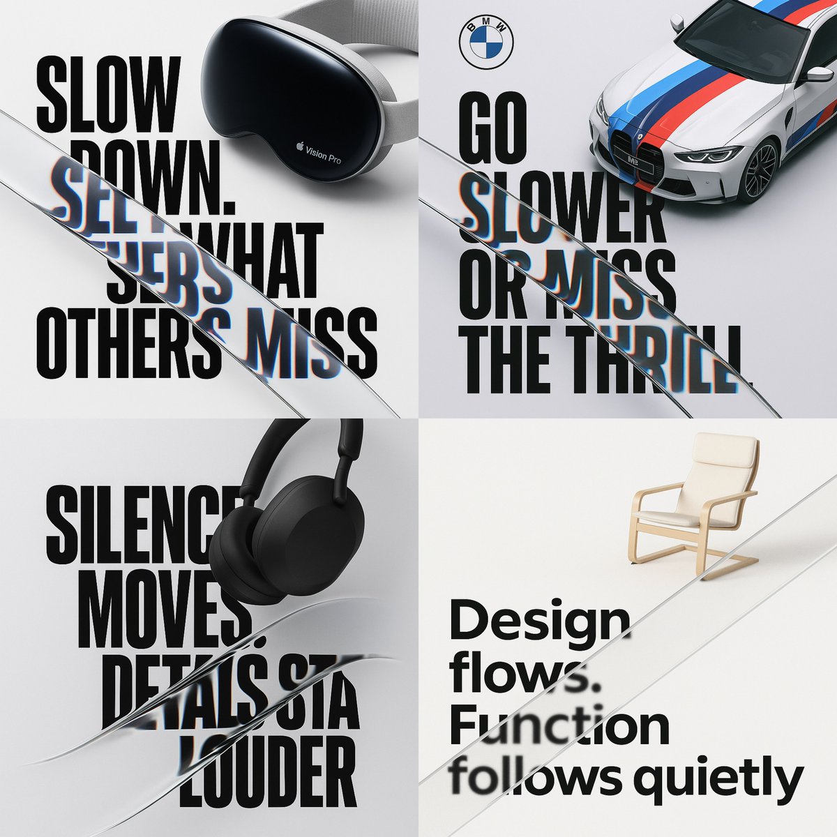 Poster biến dạng qua kính