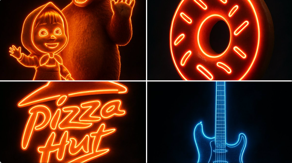 霓虹效果海报 - 2