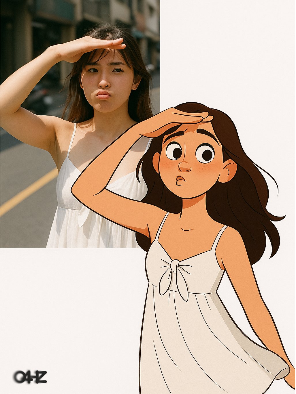 Người thật đối chiếu Hoạt hình