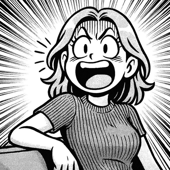 日本搞笑漫画风格插画 - 2