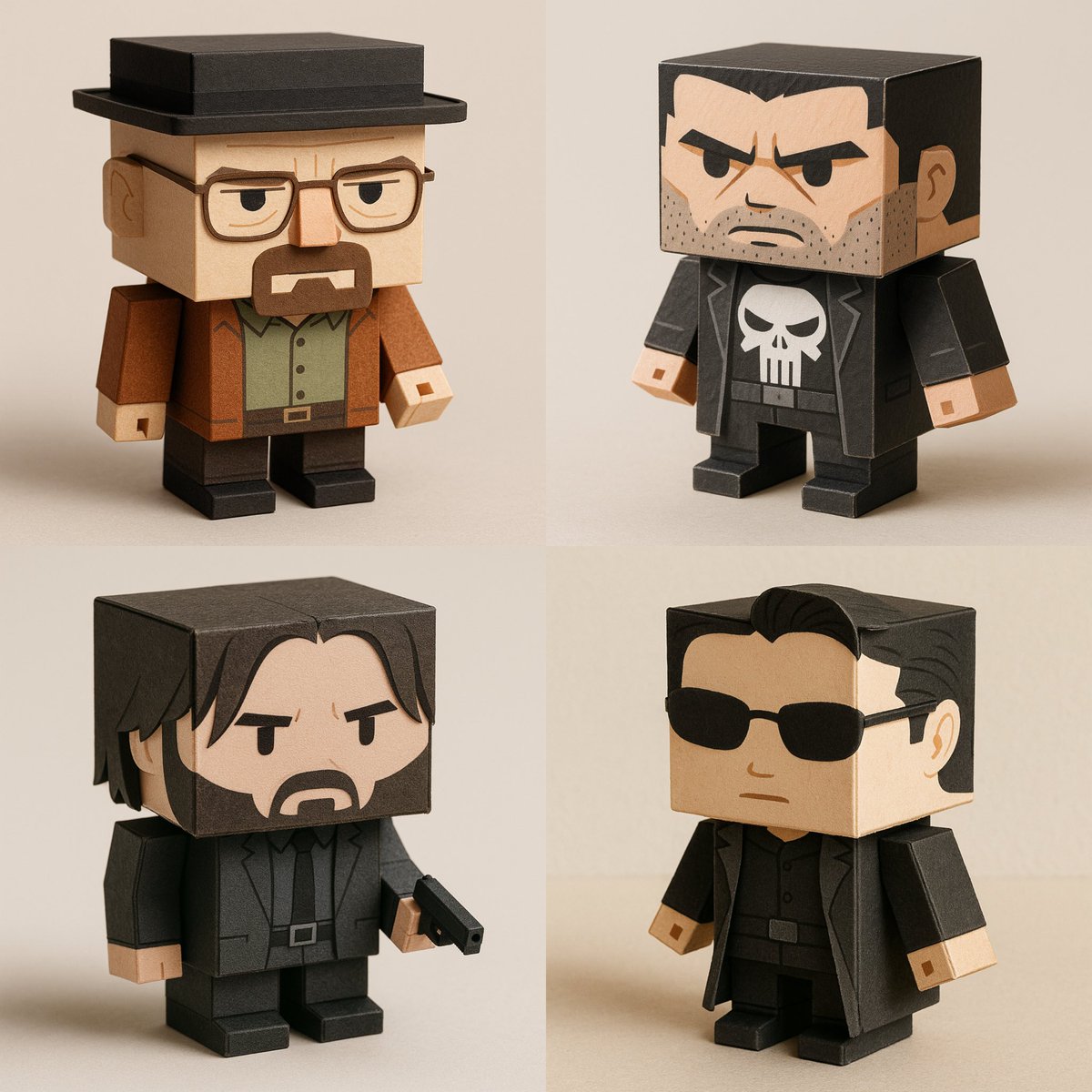 超细节盒状纸艺玩具 - 2