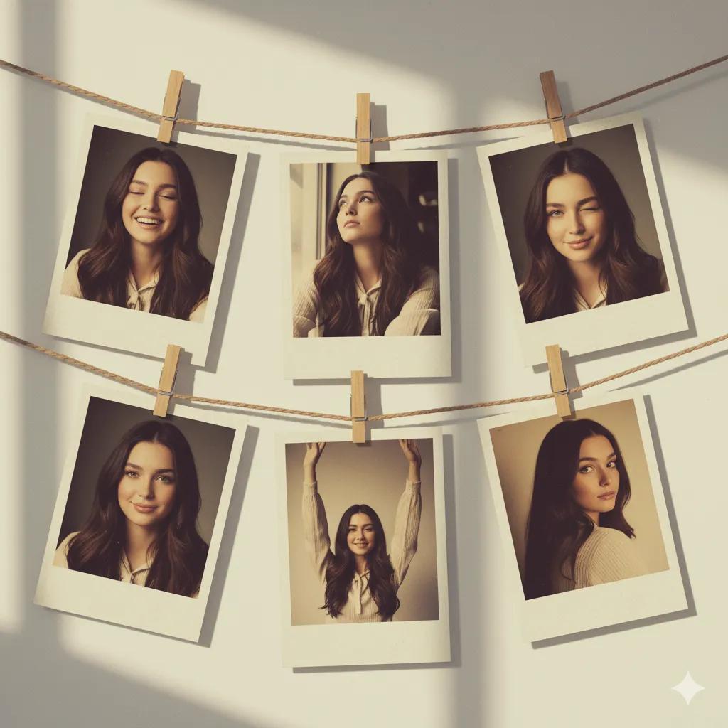 6 ảnh Polaroid cổ điển