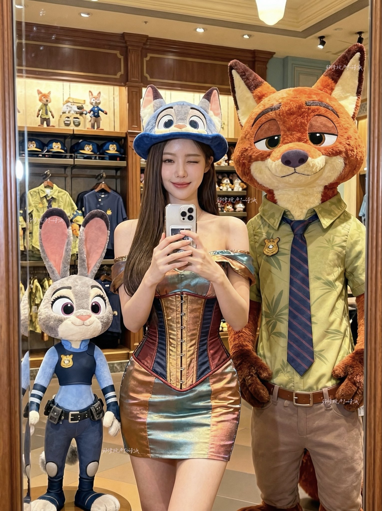 Judy và Nick trong Zootopia