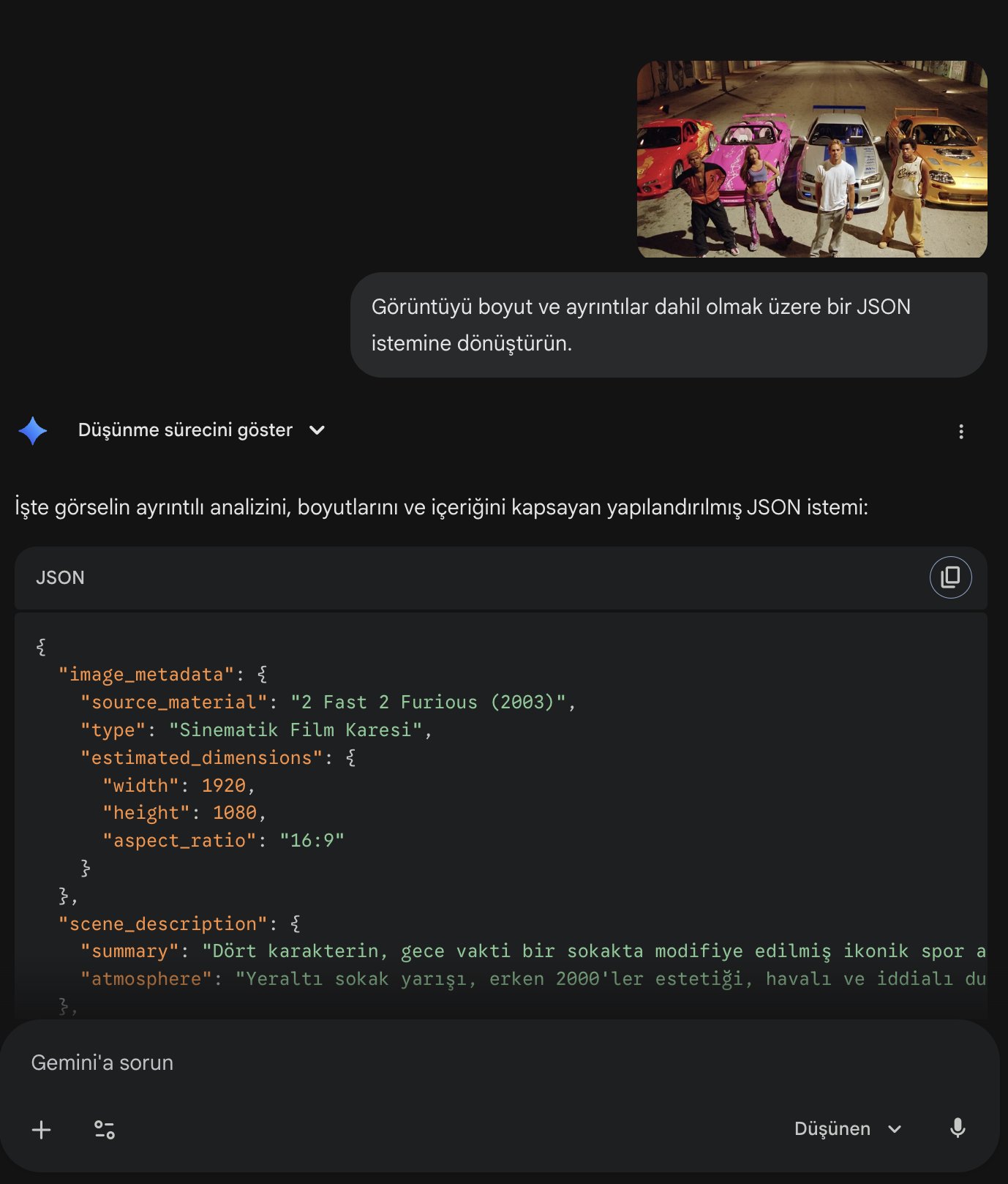 Phản hồi Prompt JSON từ hình ảnh