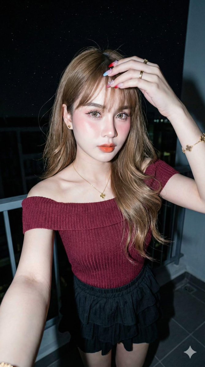 Chân dung thiếu nữ thực tế ngọt ngào