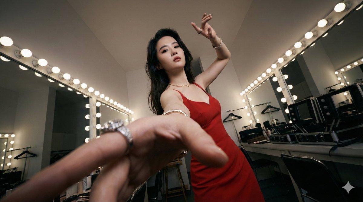 Tư thế thời trang mạnh mẽ