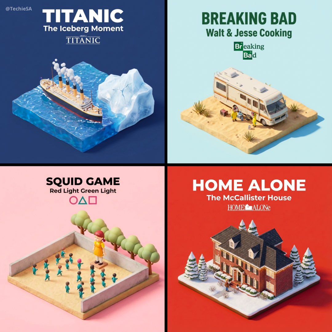 Cảnh hoạt hình 3D thu nhỏ