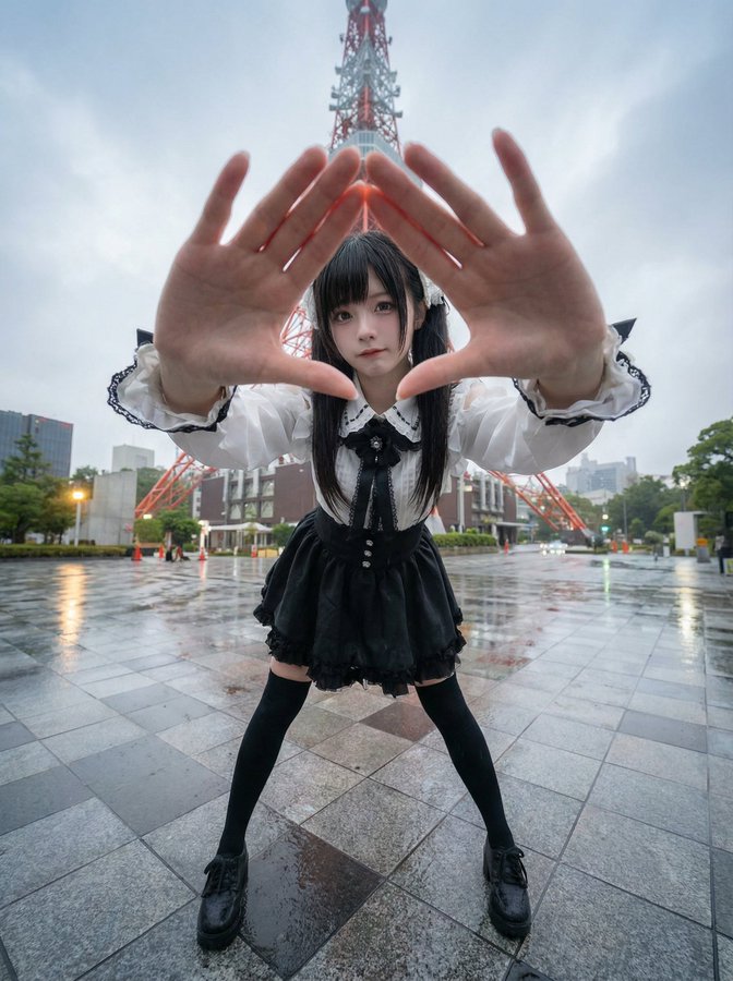 Lưới ảnh 3x3 các tư thế khác nhau