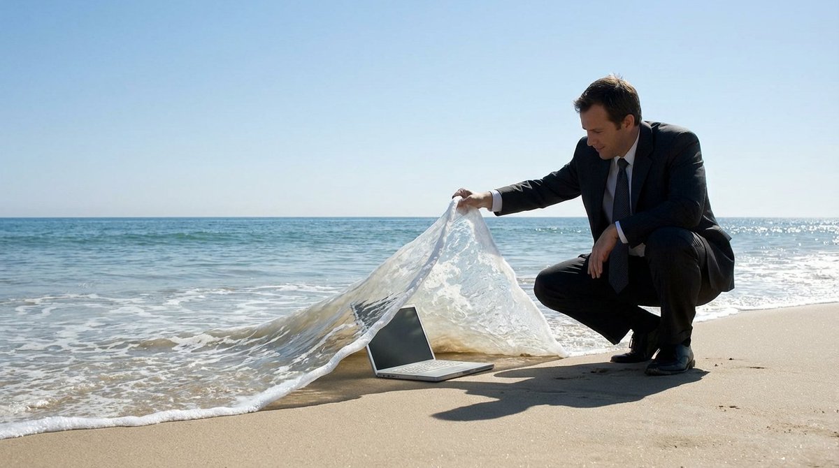 Lật sóng biển như lật tấm thảm