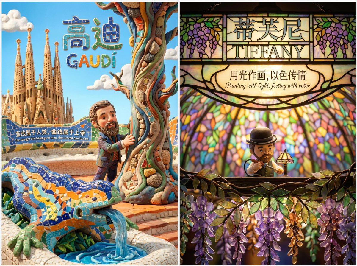 Poster chủ đề đất sét đáng yêu