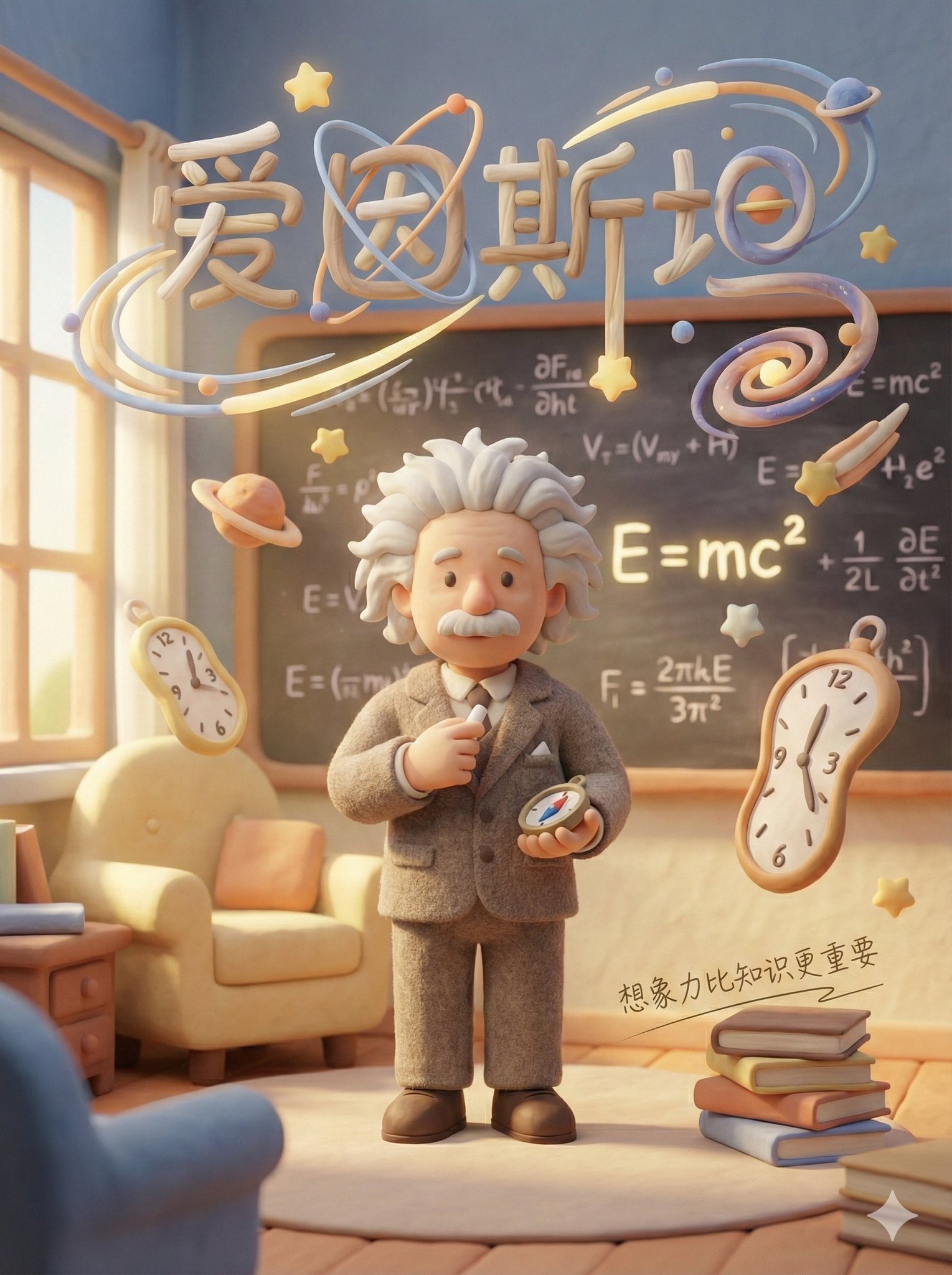 Poster đất sét cổ tích chữa lành