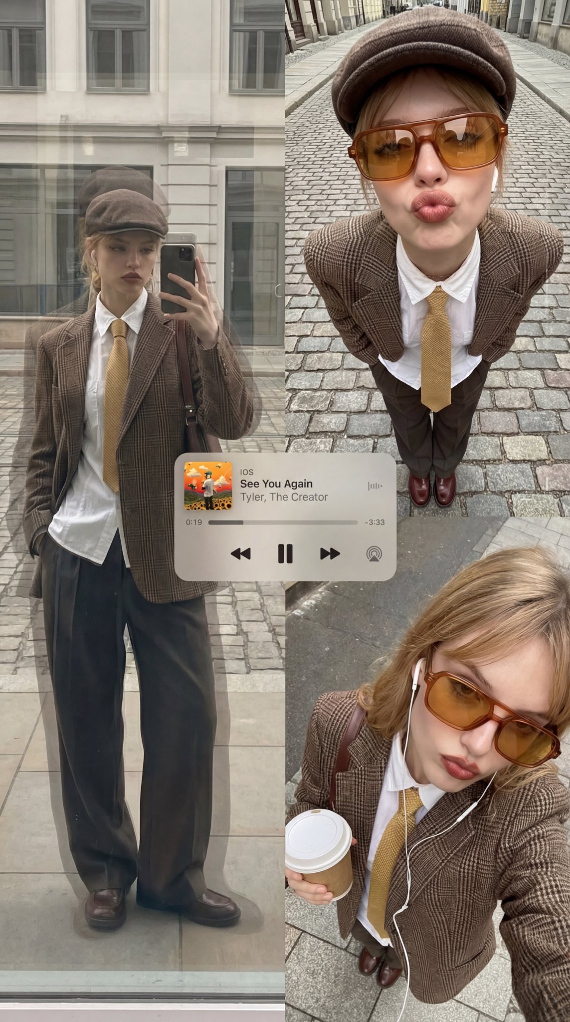 Bản cắt dán biên tập thời trang đường phố