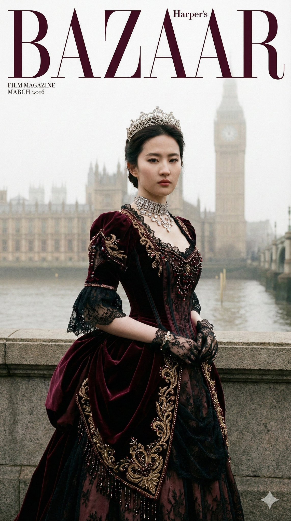 Chân dung hoàng gia Gothic Victoria