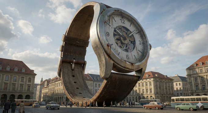 Biến vật thể thông thường thành tượng đài khổng lồ