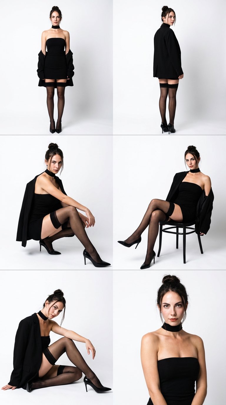 Bản cắt dán studio thời trang cao cấp