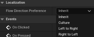 Flow Direction Preference