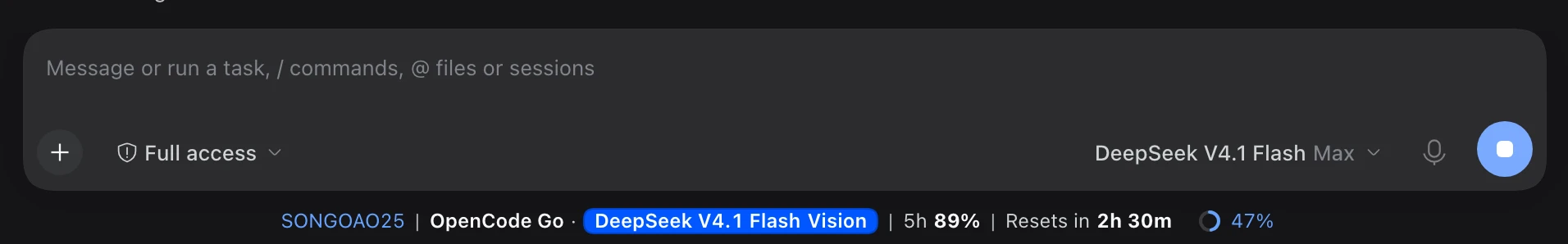 Subscription quota, dark theme