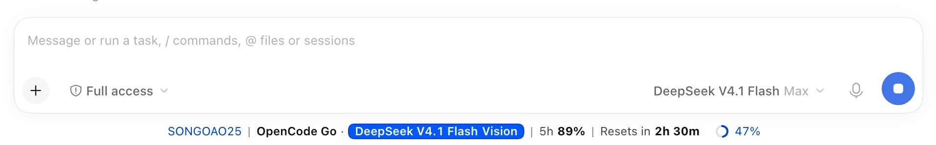 Subscription quota, light theme