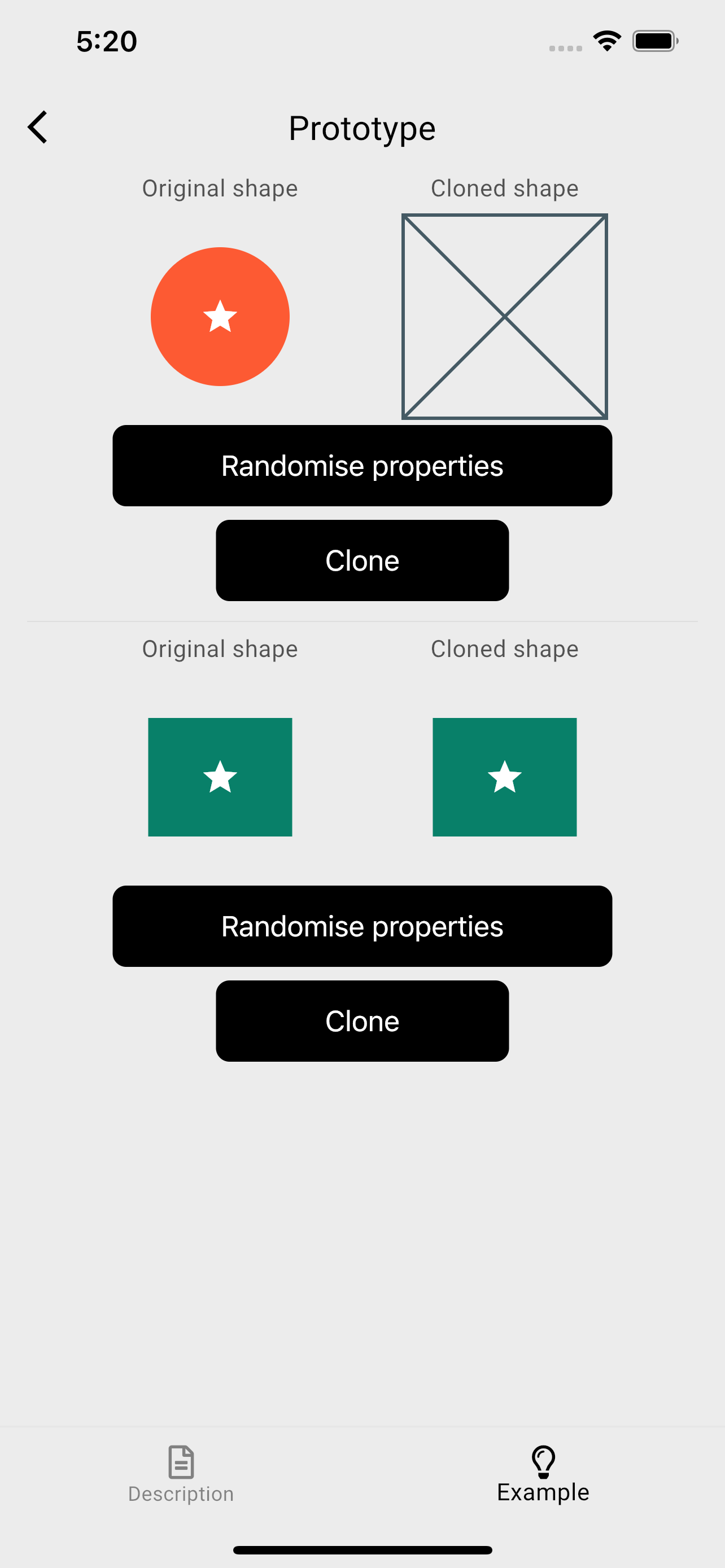 Prototype Design Pattern Example