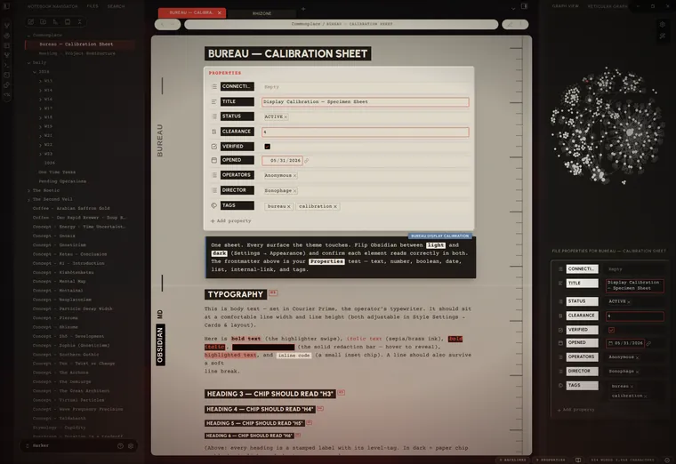 Dark chrome, paper editor