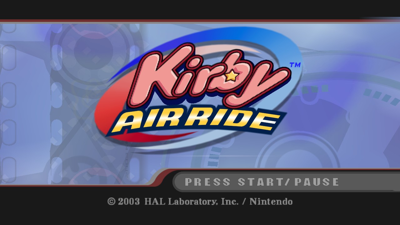 Title screen, 16:9