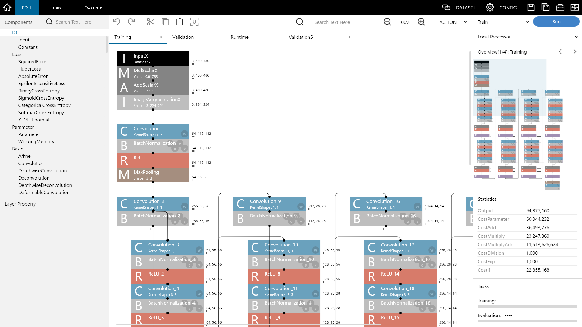 Neural Network Console Screenshot