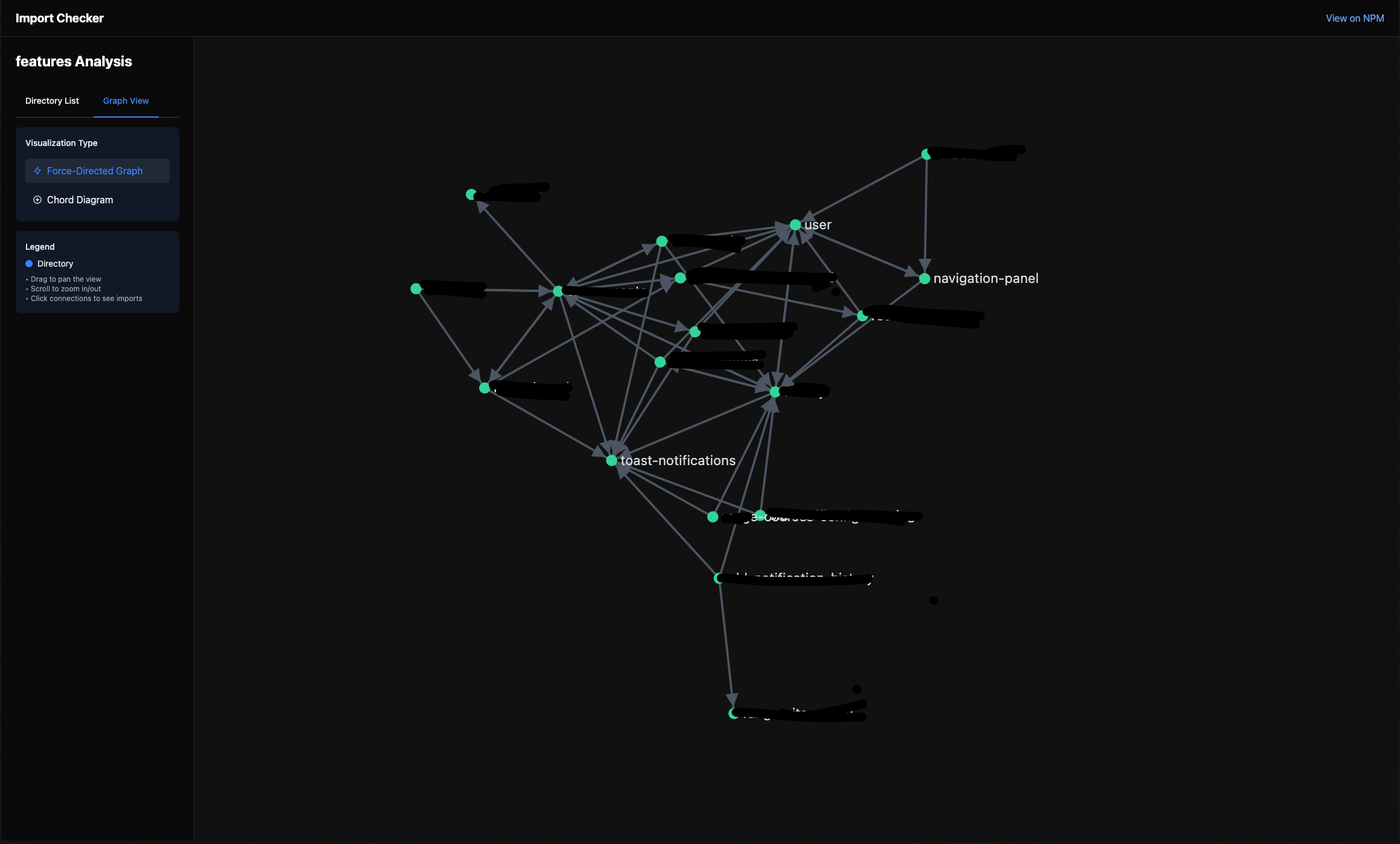 Force Directed Graph