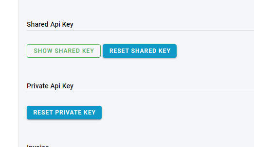 Reset Private Key