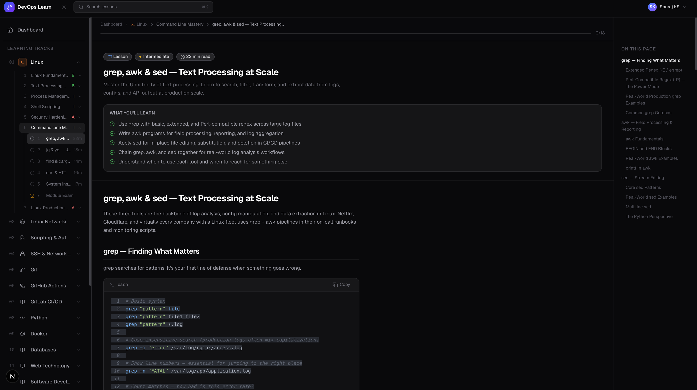 Lesson Viewer