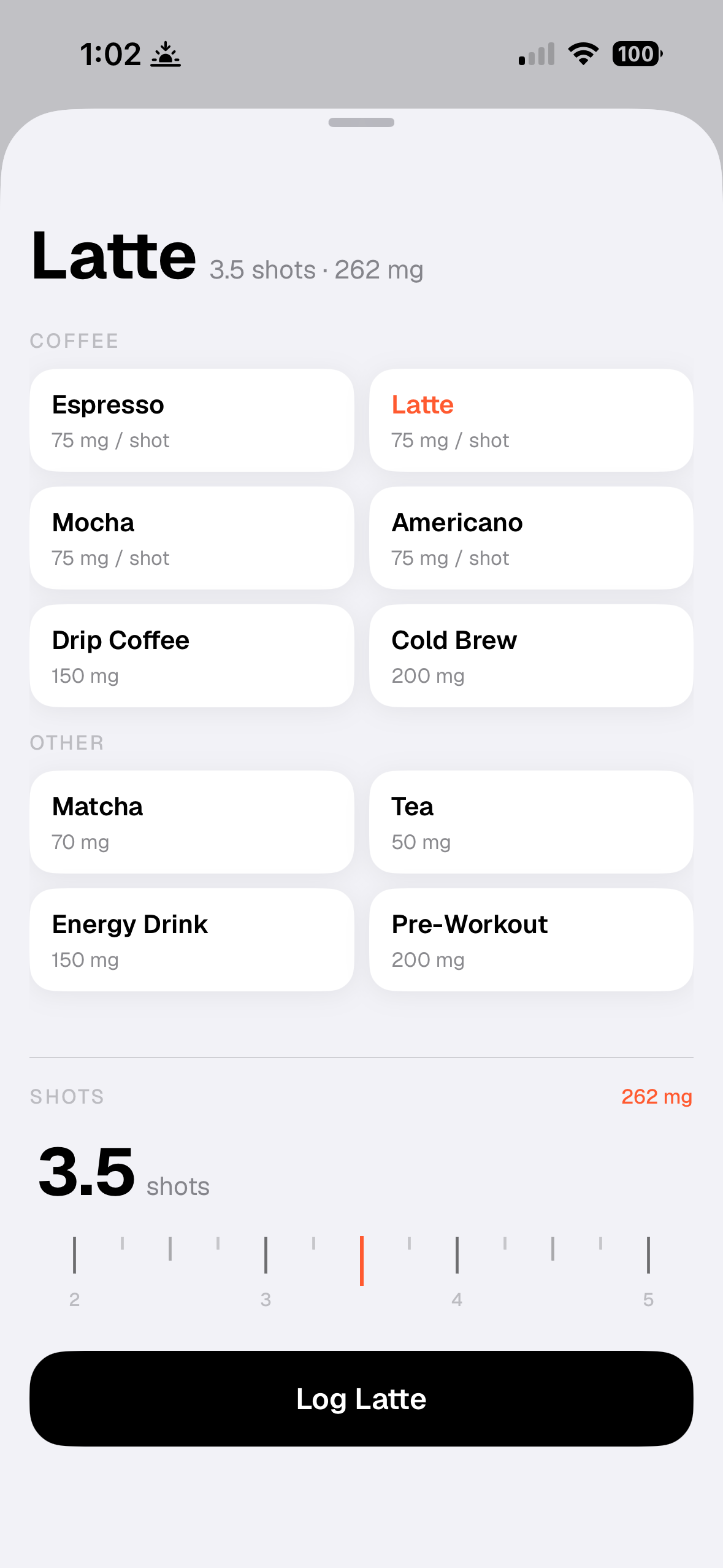 Log drink