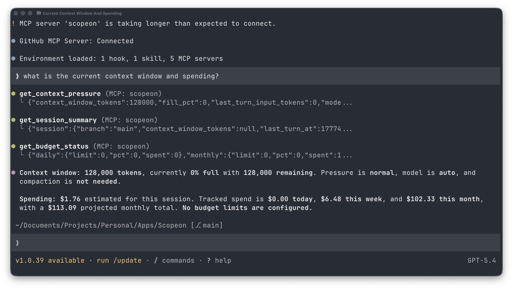 GitHub Copilot CLI MCP